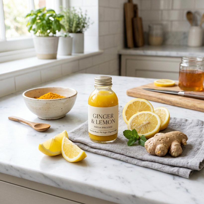 Ginger Lemon Shot juice