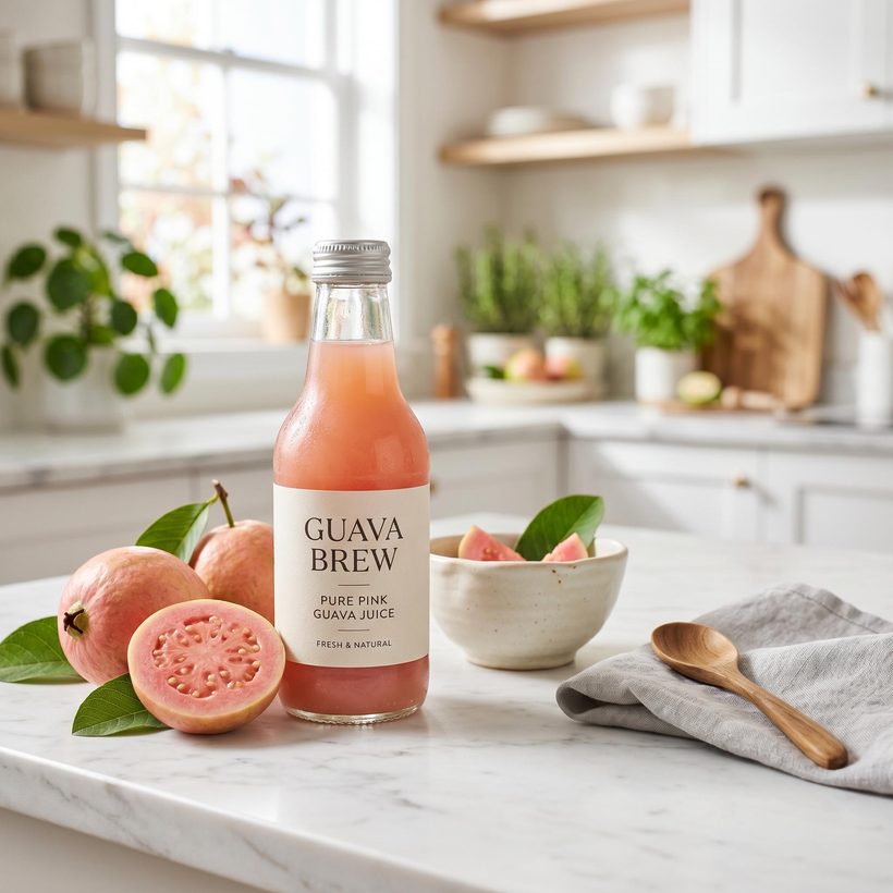 Pink Guava juice