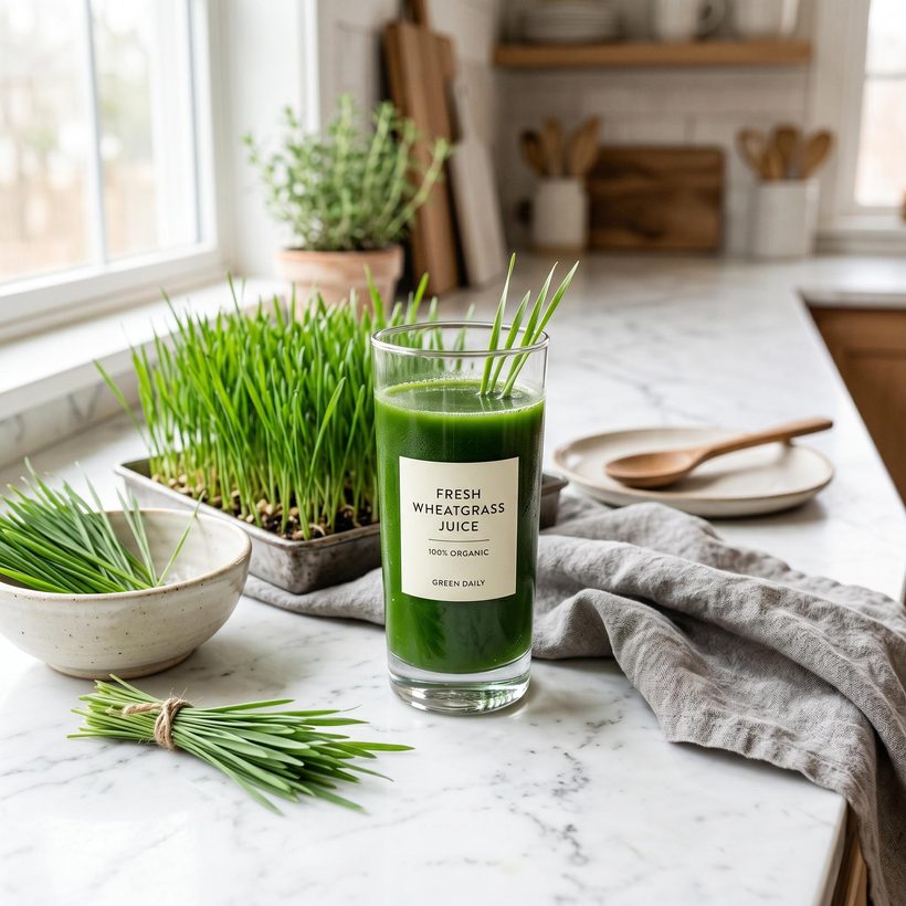 Wheatgrass Shot juice