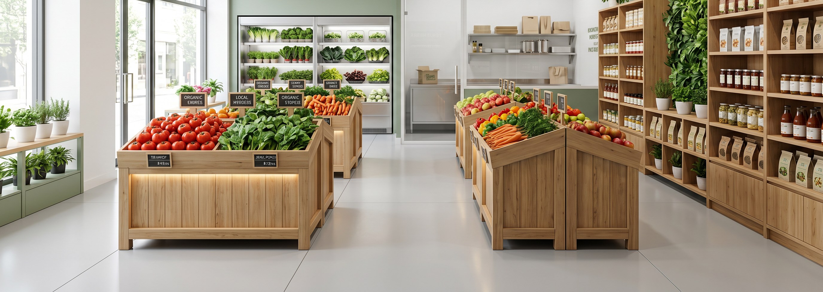Fresh produce ready for delivery